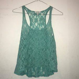 delia’s lace tank top
